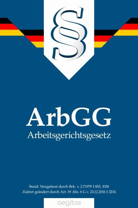 Arbeitsgerichtsgesetz (ArbGG)  - обложка
