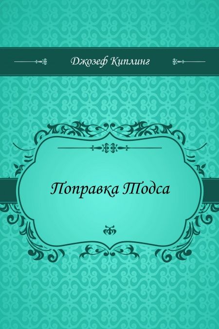 Поправка Тодса  - обложка