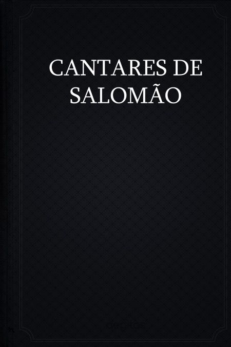 Cantares de Salomão  - обложка