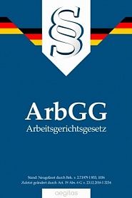 Arbeitsgerichtsgesetz (ArbGG) - обложка