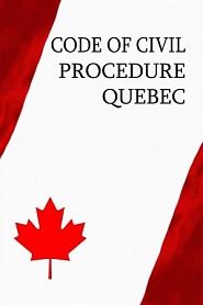 Code of Civil Procedure Québec - обложка